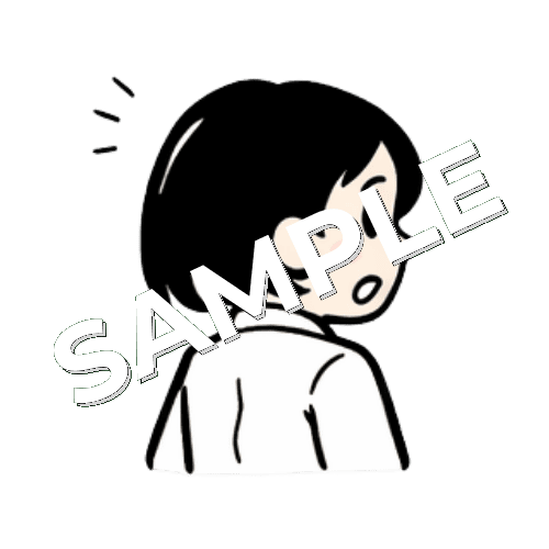 振り返るボブヘアの女性薬剤師のイラスト