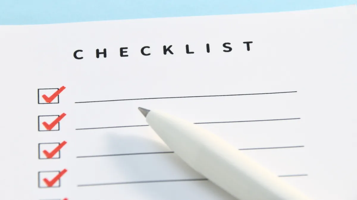 チェックリスト