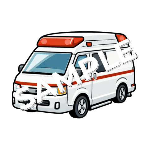 救急車のイラスト