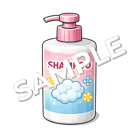 シャンプーのイラスト