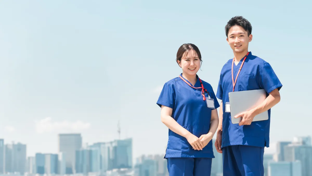 男女の言語聴覚士