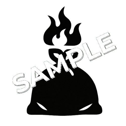 ゴミ分別（可燃）のピクトグラム