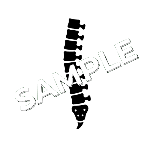 背骨のピクトグラム