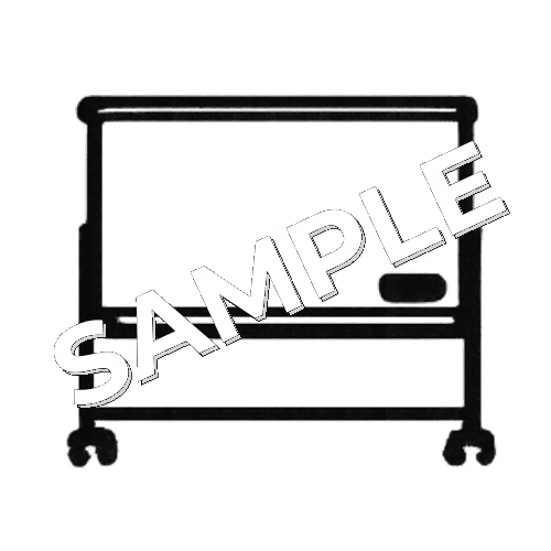 ホワイトボードのピクトグラム