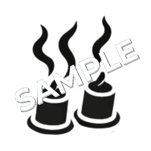 お灸のピクトグラム