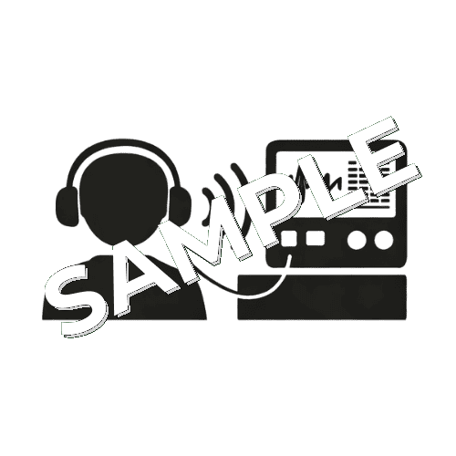 聴力検査のピクトグラム