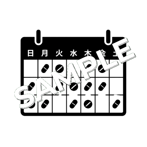お薬カレンダーのピクトグラム