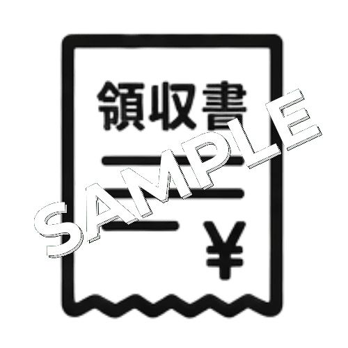 領収書のピクトグラム