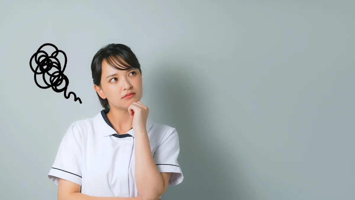 年収について悩む訪問看護師