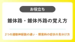 錐体路と錐体外路の違い｜覚え方と障害時の症状 イメージ