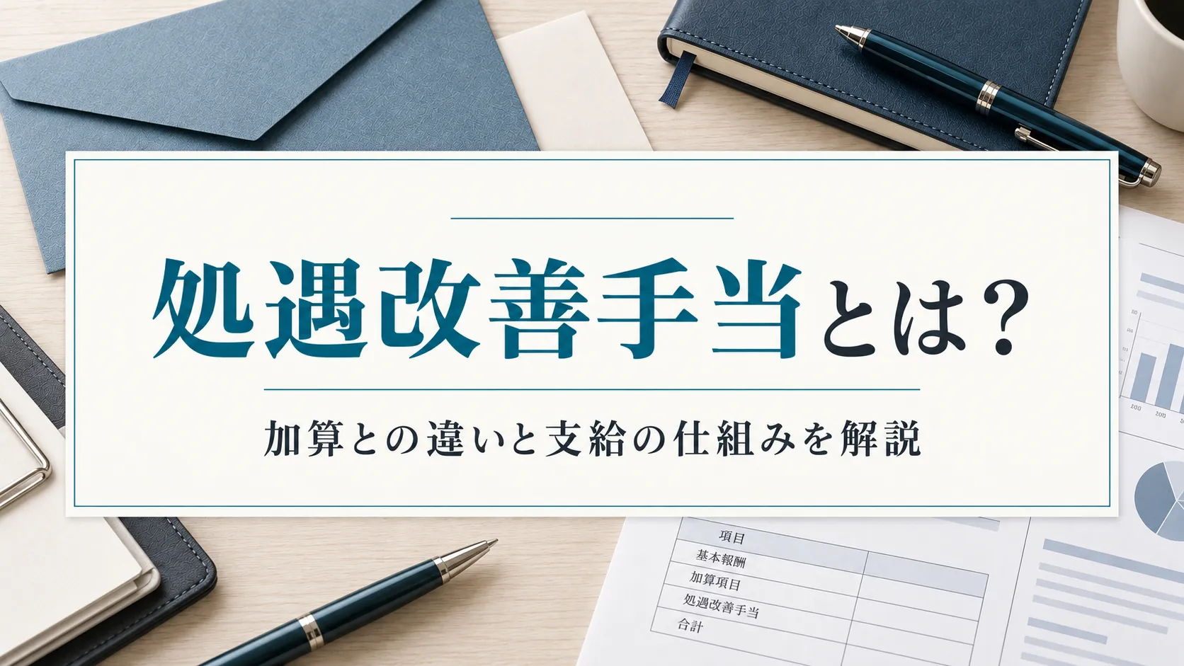 処遇改善手当とは？加算との違いと支給の仕組みを解説 イメージ