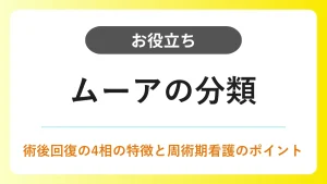 ムーアの分類｜術後回復の4相と看護のポイントを解説 イメージ
